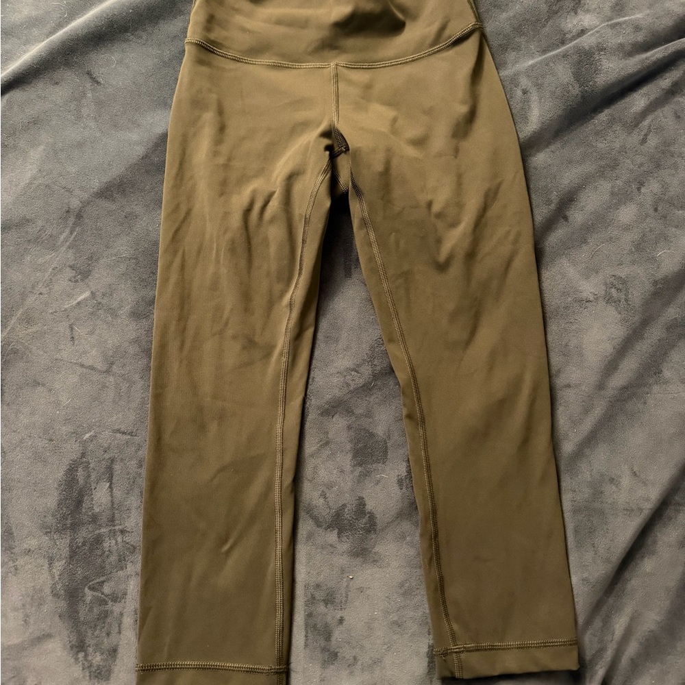 Lululemon Olive Green Leggings size 6